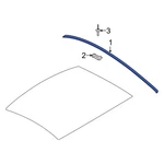 Ford Mustang 2005-2014 5R3Z6351729AAA Left Roof Molding. Fixed Price $65.18.