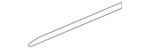 Genuine Volkswagen Lower Molding 5NL-854-940-F-9B9. Fixed Price $58.79.
