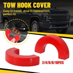 2-10X Bumper Tow Hook Trailer Cover Trim For Chevy Silverado 1500 2007-2024 Red. Fixed Price $59.39.