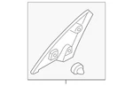 Genuine Subaru Pillar Molding 65250FL002. Fixed Price $8.68.