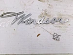 Used 1961 Chrysler Windsor Mopar Quarter Panel Chrome Name Plate 2189634. Fixed Price $165.00.