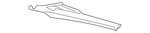 Genuine Volkswagen Cowl Grille 3CM-819-404-A-9B9. Fixed Price $38.21.