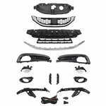 14PC Bumper Grille Mesh Fog Lamps Headlamp Bracket Kit For Civic Sedan 2013-2015. Fixed Price $114.98.