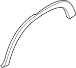 Volvo Genuine Wheel Arch Molding XC60 Front Left Fender Flare 39848469 Oem. Fixed Price $35.00.