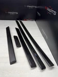 Bmw E36 M3 Sedan 1992-1998 Black Door Mouldings Trims Set Oem. Fixed Price $250.00.