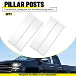 4PC Glossy Chrome Door Pillar Post Cover Kit For 2014-2018 Chevrolet Silverado. Fixed Price $13.29.
