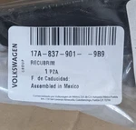 2019-2020 Vw Jetta Front Left Pillar Genuine Volkswagen Trim 17A-837-901-9B9. Fixed Price $54.99.