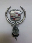 Vintage Oem Cadillac Hood Ornament Emblem W/ Coffin Base 1610460 No Spring. Fixed Price $176.00.