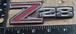 Chevrolet Camaro Z28 Circa '72 Fender Emblem 3982067 5856). Fixed Price $24.00.