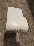 2006-2013 Chevy Impala Driver Side Skirt Rocker Molding ,just Fender Piece Only. Fixed Price $50.00.