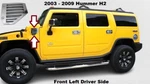 15106172 03 To 09 Hummer H2 Front Left Driver Side Air Vent Grille Trim Cover. Fixed Price $44.00.