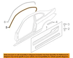 Bmw Oem 07-13 328I Exterior-drip Molding Left 51768036661. Fixed Price $522.62.
