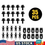 Splash Shield Guard Bumper Hardware Kit Body Bolt Clip For Infiniti G35 G37X. Fixed Price $11.39.