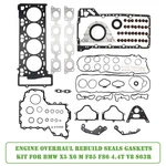 Engine Overhaul Rebuild Seals Gaskets Kit For Bmw X5 X6 F85 F86 4.4T V8 S63R. Fixed Price $129.68.