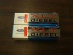 Nos Oem Ford 1980 1988 Ranger F150 Truck Xlt Diesel Emblems 1981 1982 1983 1984. Fixed Price $59.00.