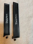 Mopar 1970-72 A-body 1971 Ply Duster Inside Door Emblems+clips Ships Free !!!!!. Fixed Price $120.00.