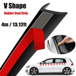 4M Ford V-type Door Side Window Trim Edge Moulding Seal Strip Rubber. Fixed Price $12.49.