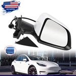 For Tesla Model Y 2020-2023 Right Passenger Side Mirror Power Fold Heated White. Fixed Price $79.68.