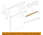 Gm Oem 15-20 Escalade Esv Rear Door Exterior Trim-belt W'strip 23227743. Fixed Price $194.59.