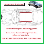 Bmw E46 Coupe M3 330I 328I 330CD - Roof Bars Rubber Seal Full Set. Fixed Price $84.87.