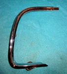 1968 Dodge Charger Left Side Tail Light Panel 'c'-molding With Nuts Clean V-nice. Fixed Price $36.95.