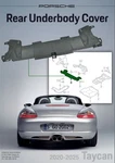 Genuine Porsche Boxster (1997-2004) Rear Underbody Lining Cover 98650411900. Fixed Price $254.95.