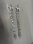 1967 Chevy Biscayne 1/4 Quarter Panel Emblem Nameplate Trim Molding Sedan Script. Fixed Price $164.22.