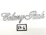 Nos Original 1969 Mercury Colony Park Quarter Panel Emblem C9MB-71291B62-B E9-6. Fixed Price $54.95.