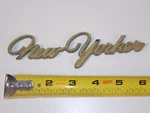 Vtg 1970 71 Chrysler New Yorker Car Vehicle Emblem Badge Nameplate 2964805. Fixed Price $17.00.