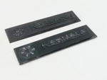 1980 - 1993 Vw Volkswagen Rabbit Cabriolet 2 Karmann Fender Badge Emblems Oem. Fixed Price $22.99.