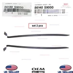 2PCS Genuine Oem Left & Right Windshield Reveal Molding 2020-2025 Kia Telluride. Fixed Price $169.95.