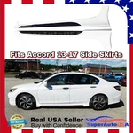 Fits 2013-2017 Honda Accord Printed Glossy Black & White Side Skirts Body Kits. Fixed Price $189.59.