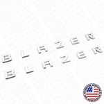 2X 19-20 Chevrolet Blazer Front Side Door Letter Nameplate Badge Emblem Chrome. Fixed Price $34.99.