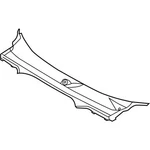 Genuine Bmw Cowl Panel Cover, Part 51-71-7-454-439 New. Fixed Price $134.41.