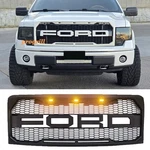 Front Ford F150 2009 10 12 13 2014 Honeycomb Bumper Grille Black W/led. Fixed Price $98.83.