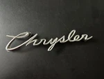 Chrysler Car Emblem Oem 1863131 Script Metal Logo. Fixed Price $27.79.