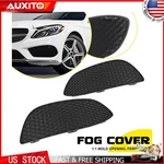2PCS Auxito Fog Light Covers Front R&l For Mercedes Benz C300 2015-2018 J. Fixed Price $37.99.