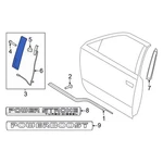 Genuine Ford Door Applique FL3Z-1520554-BD. Fixed Price $45.98.