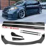 For Toyota Sienna Carbon Fiber Front Bumper Lip Spoiler Body Kit Side Skirt. Fixed Price $139.99.