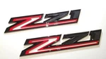 2PCS 2019-2026 Chevy Silverado Z71 Emblem Oem Fender Gloss Black Red 84632695. Fixed Price $34.80.