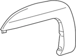 53847-35100-C0 Toyota Extension, Front Wheel Opening Or Arch Moulding, Rh 538473. Fixed Price $379.00.