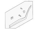 Genuine Hyundai Body Side Molding 87732-S8000. Fixed Price $294.02.