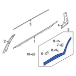 For Hyundai Palisade 2020-2025 87732S8000 Rear Right Door Molding. Fixed Price $318.78.