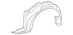 Genuine Toyota 2009-2010 Corolla Fender Liner 53876-02260. Fixed Price $94.02.
