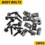 20X Body Bolts & U-nut Clips 5/16-18 1-3/16" 1/2" Hex Metal Fit Ford Truck. Fixed Price $13.99.