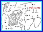New Toyota Oem 23-25 Lexus RX350 350H Protector Left Driver Side Rear Door Panel. Fixed Price $28.00.