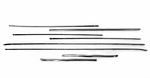 Mercedes-benz W114 Coupe Body Molding Set Trim, 8 Pcs, New. Fixed Price $249.00.