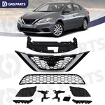 10PCS For Sentra 2016-2019 Front Bumper Radiator Support Cover Grille Mesh Kit. Fixed Price $83.95.