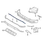 For Hyundai Tucson 2022-2024 86699N9000 Rear Upper Center Bumper Trim. Fixed Price $132.86.