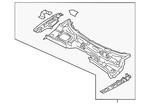 Genuine Mazda Cowl Panel NA1J-53-500A. Fixed Price $277.66.